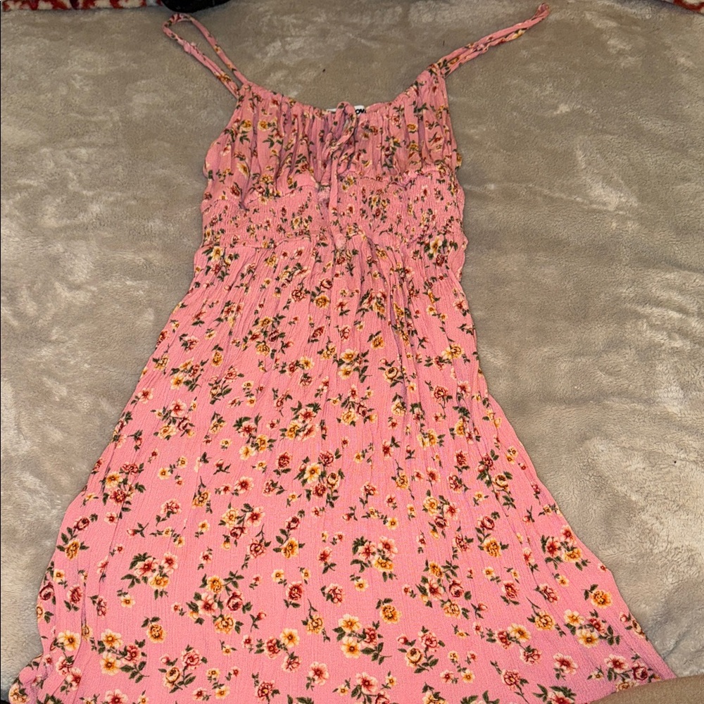 Fashion Nova Pink Floral Dress